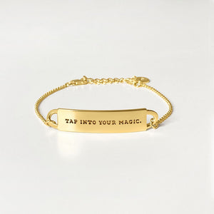 Engraved Fortune Bracelet: